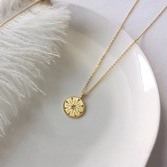 18K Gold Starlight Gold Pendant Necklace - Picture 11 of 14